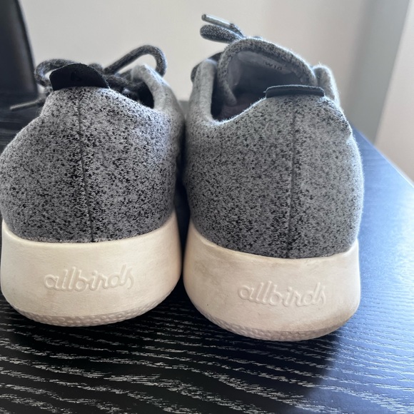Allbirds Wool Runners WR Grey Charcoal Running Walking Sneakers Women Size 10 - Picture 3 of 8